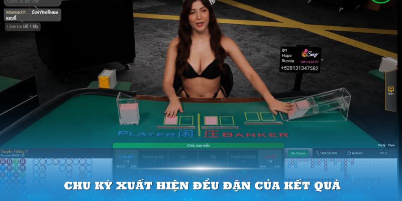 Cách soi cầu Baccarat theo chu kỳ xuất hiện của kết quả